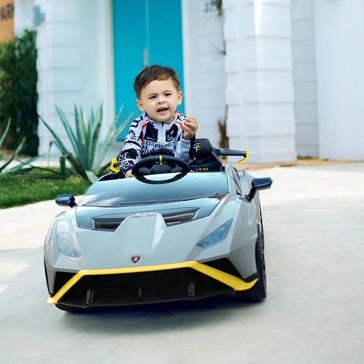 Hot item wholesale Licensed Lamborghini ride on battery operated kids baby car ride-on cars 24v