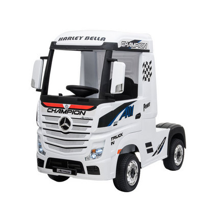 Benz Actros Lorry Licensed 12v Battery Kids Ride On Truck Electric Children Car With Parental Ride on car  Remote Control