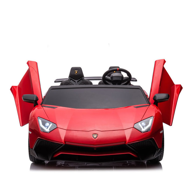 2022 Big Size Newest Licensed Lamborghini Aventador Sv With 200w Brushless Motor Kids Electric Ride On Car