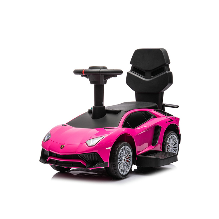 Hot model baby foot to floor car for kids ride on push car Licensed Lamborghini