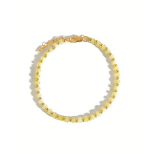 Natural stone Citrine Bohemian style beaded hand bracelet bracelet