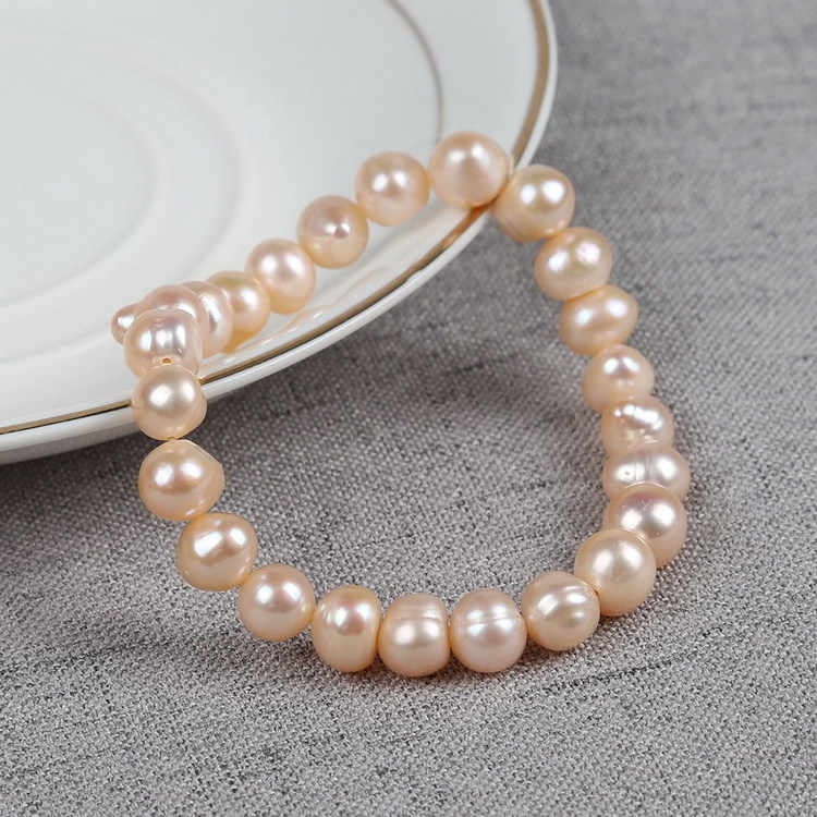 Zooying Natural  freshwater  pearl beads bracelet