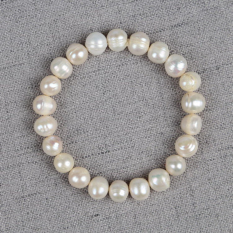 Zooying Natural  freshwater  pearl beads bracelet