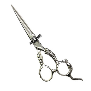 2023 Wholesale Barbershop Tools 5.5" 6"Japan 440C Stainless Steel Shears Barber Scissors for Hair Cutting