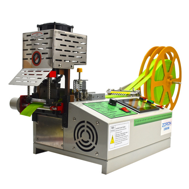 Oblique angle high quality hot  fabric tape cutting machine ribbon cutter webbing cutting machine