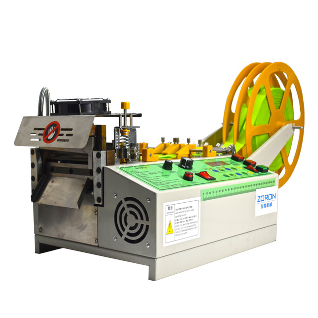 Automatic Satin Ribbon Cutting Machine Woven Label Slitting Machine Fabric Rewinder Machine