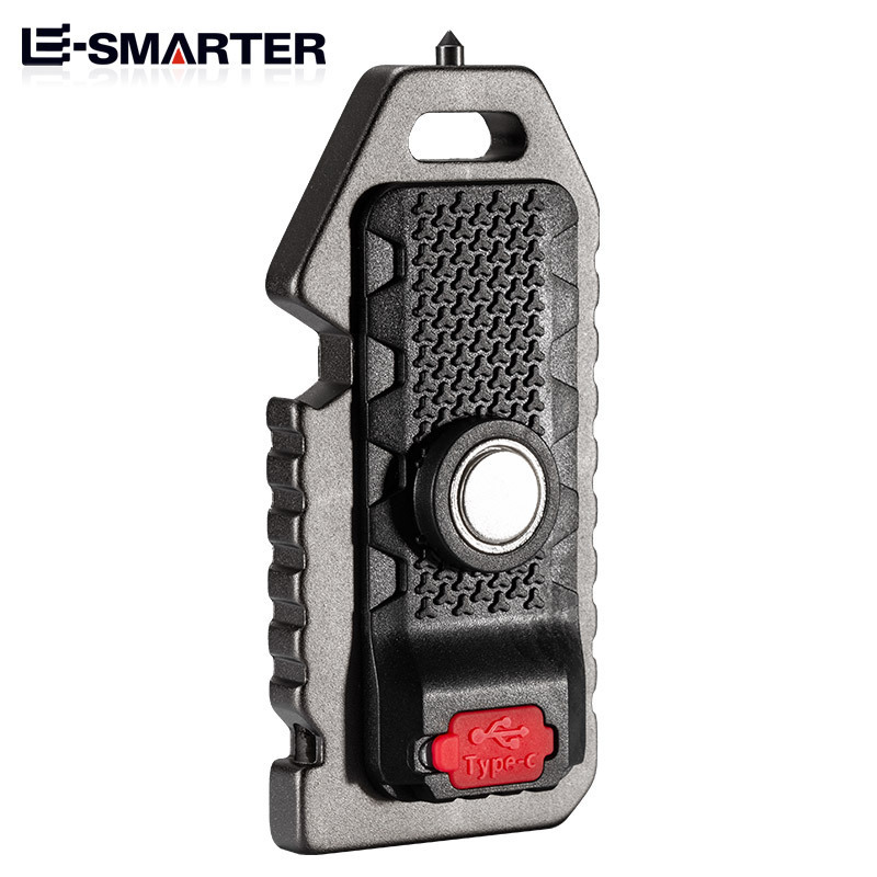 Wholesales Abs Portable Pocket Five Light Modes Multifunction 5 In 1 Whistle Survival Keychain Flashlight For Camping