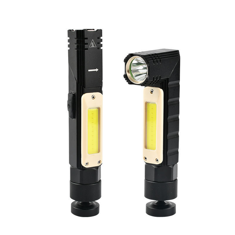 Waterproof Auto Repair Working Light 90 Rotation Charging Usb Torch Led Flashlight Magnet Worklight