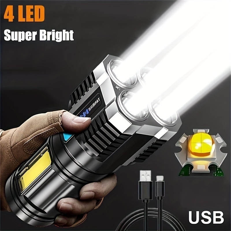 Zoom Flash Light Taschenlampe Linterna High Lumens 100000 High Power Led Torch Super Bright Light Rechargeable Flashlight