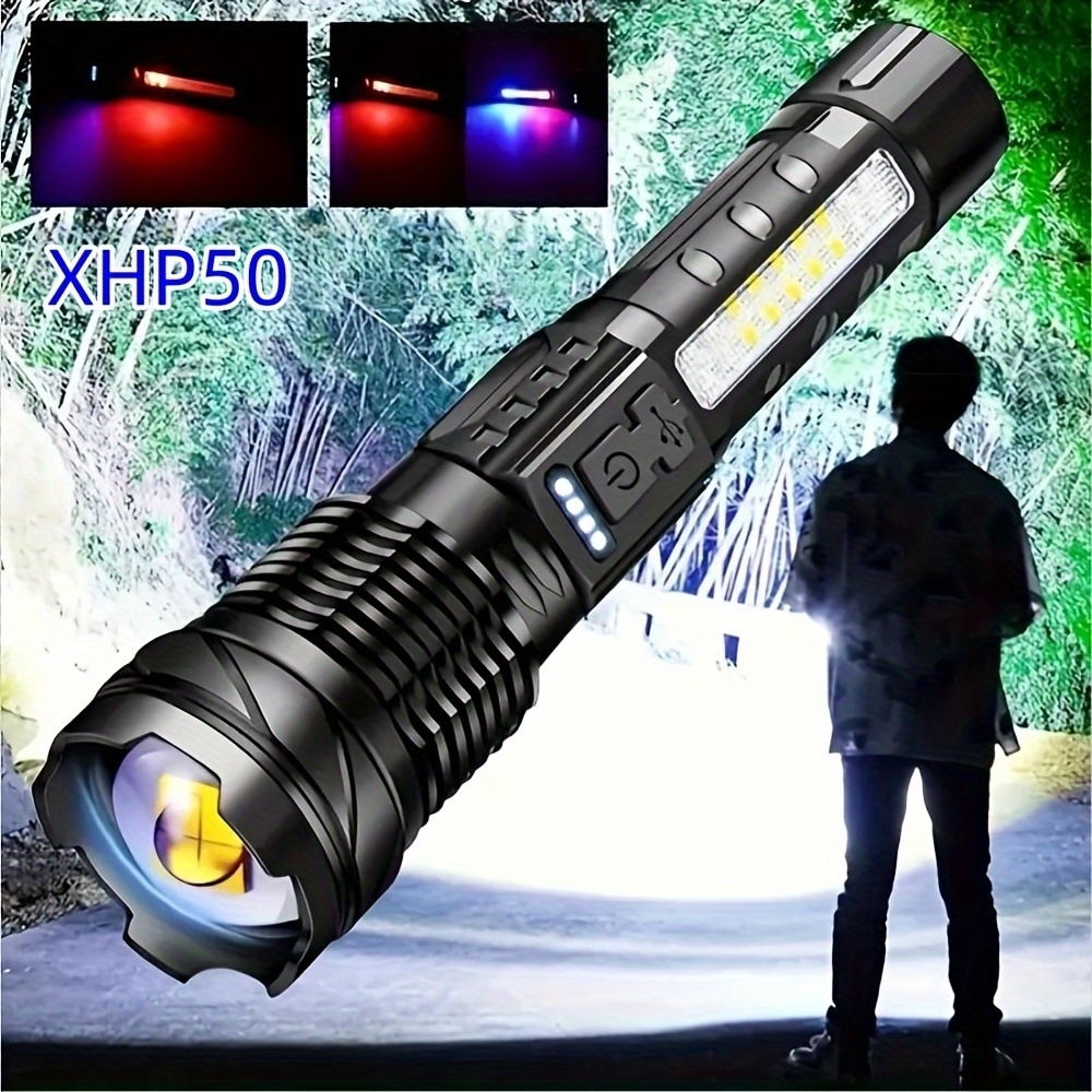 Waterproof Zaklamp Tatica De 100000 Lumens Lanterna Tactical Rechargeable Led Flashlight