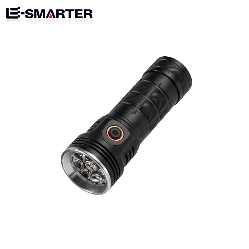 Flood Light 65000 Lumens Long Range Power Rechargeable Torch Super Bright Tactical Flashlight