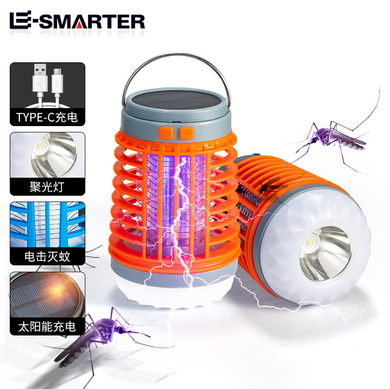 Lantern Rechargeable Bug Zapper Repellent Led Electric Mosquito-Killing Lamp Usb Charging Lighting Mosquito Trap