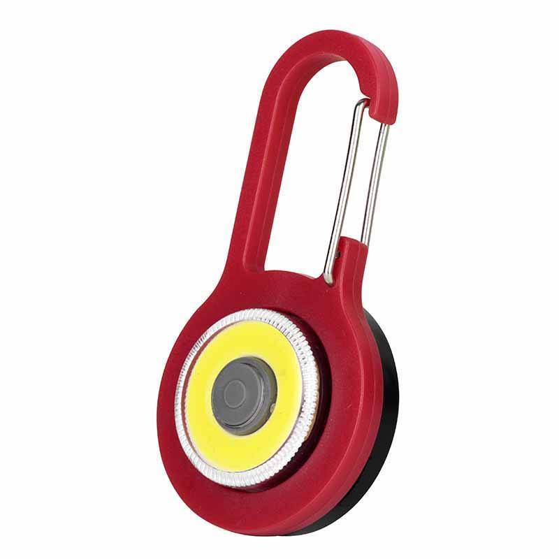 Key Ring Cob Worklight Portable Battery Power Red Light Magnet Work Lamp Mini Torch Flashlights Led Torch Keychain