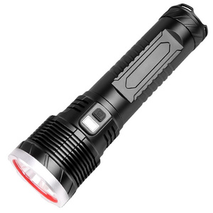 1000M Long Distance Flash Light Multifunction Emergency Waterproof Power Bank Torch Light Handheld Led Flashlight