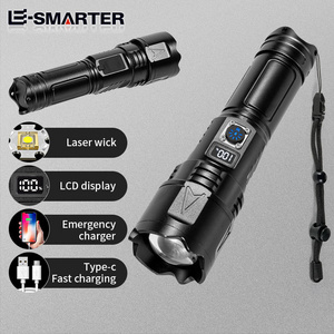 Powerful 30W Waterproof Camping Outdoor Tactical Torch Flash Light Diving High Lumens 100000 Flashlights