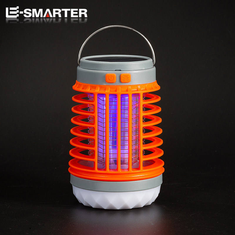 Outdoor Summer Blue-Tooth Speaker Solar Recargable Bulb Camping Light Lantern Electric Mosquito Killer Lamp