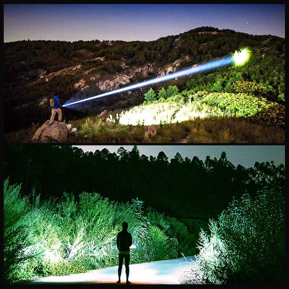 Linternas Alta Potencia Taschenlampe Lampes De Poche Zaklamp Torcia Elettrica 100000 Lumens Waterproof Tactical Led Flashlight