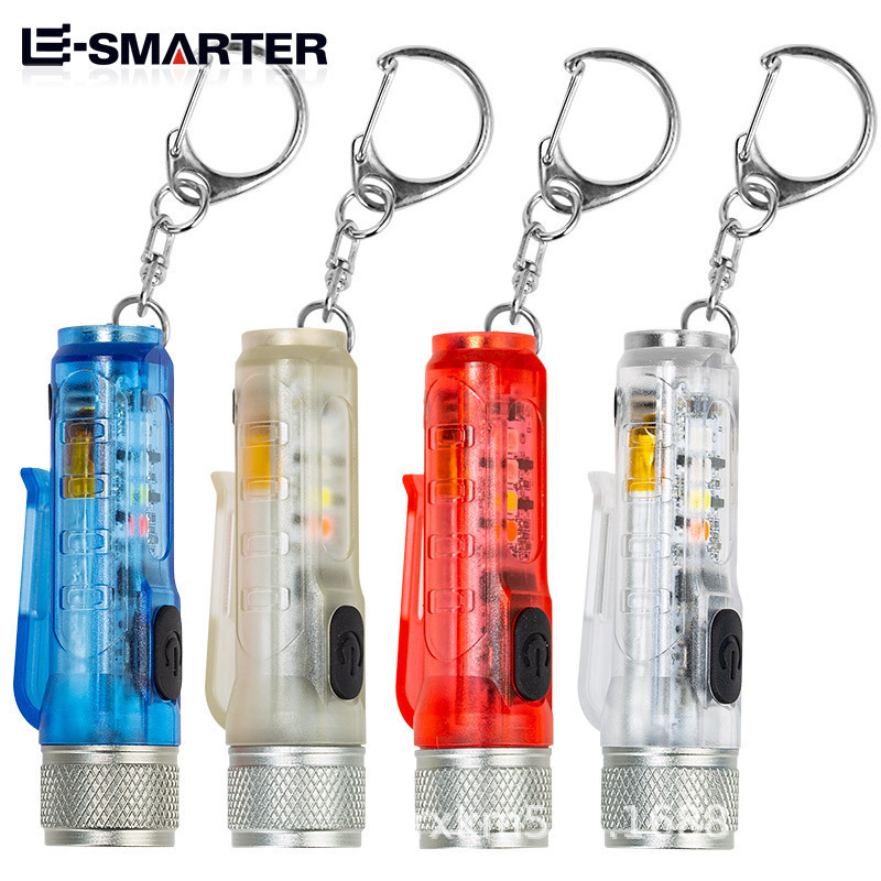 Multifunction Portable Usb C Led Lamp Uv Light Cob Rechargeable Keychain Light Mini Flashlight With Magnet Camping