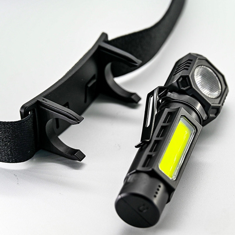 Outdoor Strong Magnetic Work Lamp Headlight Fishing Lanterna Camping Light Headlamp Battery Mini Pen Torch Led Flashlight