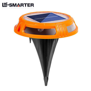 Outdoor Type C Rechargeable White Yellow Led Induction Wall Backyard Spotlight Solar Lawn Light