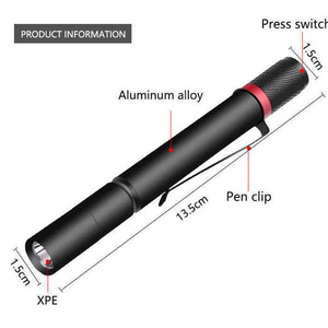 Outdoor Portable Strong Light Rainproof Small Powerful Power Rechargeable Tactical Torch Mini Led Flashlight