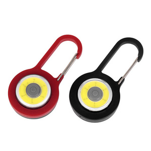 Key Ring Cob Worklight Portable Battery Power Red Light Magnet Work Lamp Mini Torch Flashlights Led Torch Keychain