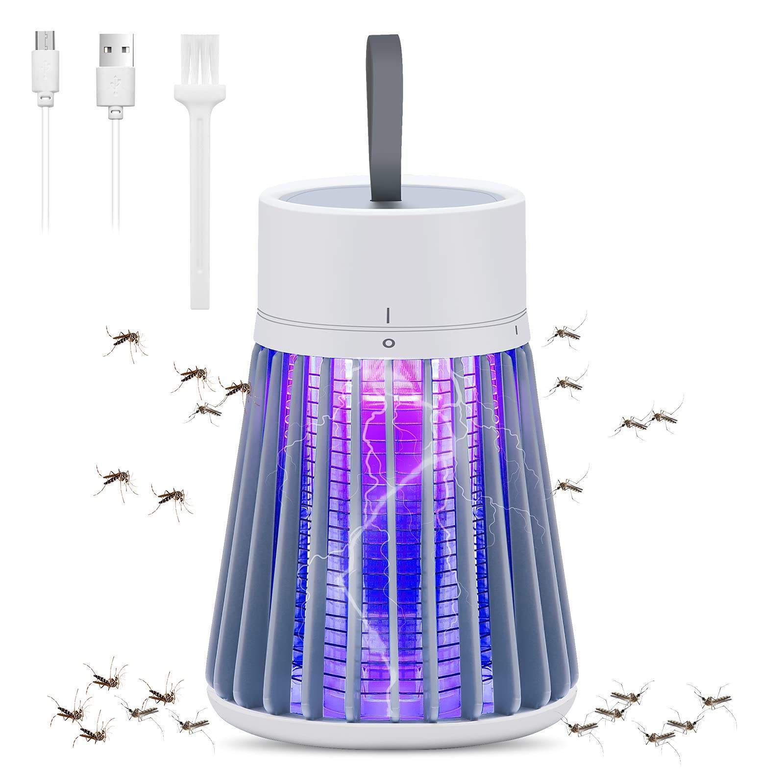 Electric Shock Mosquito Killer Light Waterproof Two-In-One Bug Zapper Flashlight Outdoor Led Camping Lamps