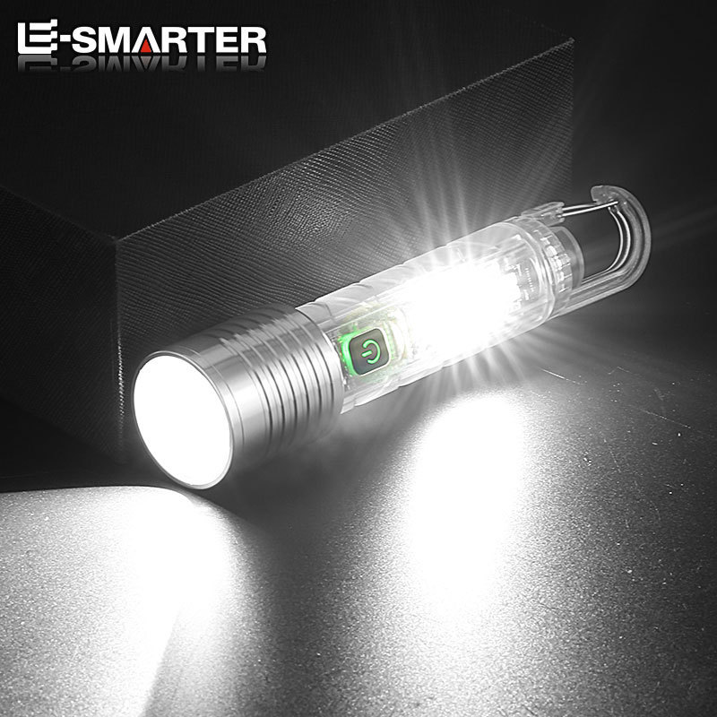 Super Bright 1000Lm Built-In Battery Aluminum Rechargeable Portable Water Proof High Powered Flashlights