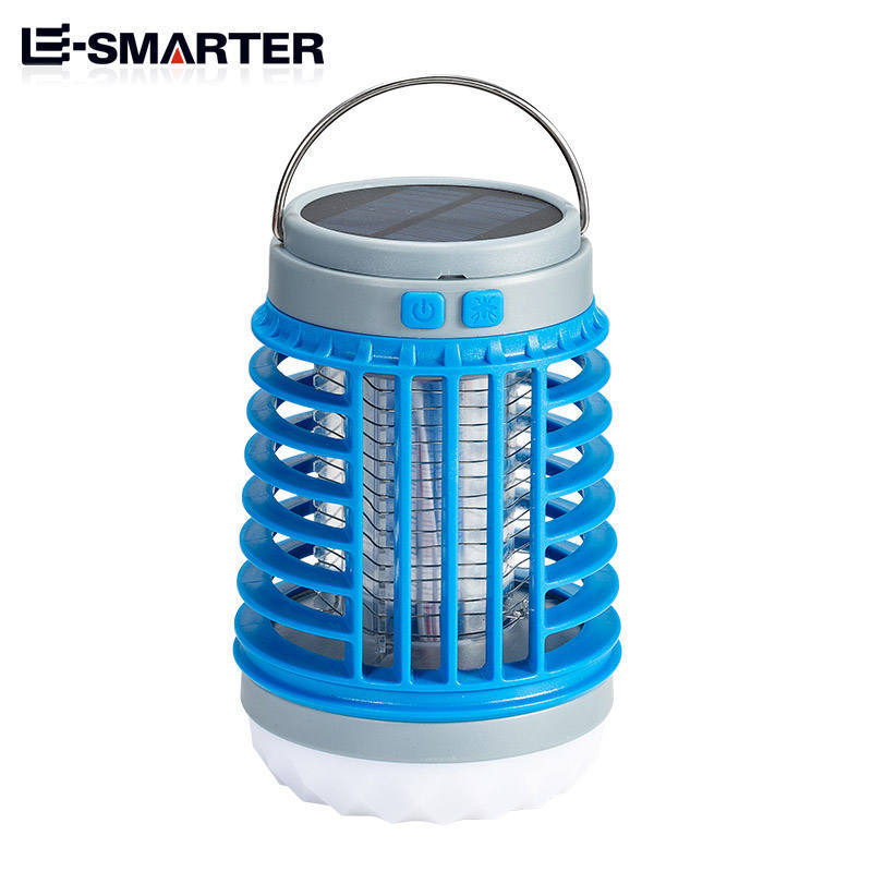 Outdoor Multifunctional Starry Atmosphere Lantern Portable Rechargeable Camping Light Solar Mosquito Killer Lamp