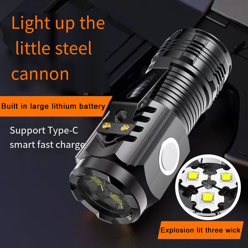 Portable Super Powerful Rechargeable Linternas Lanterna Small Mini Led Keychain Flashlight