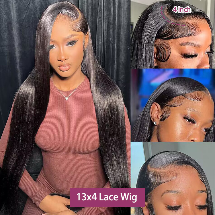 Cheap Raw Brazilian Human Hair Lace Front Wigs For Black Women Glueless Full Hd Lace Frontal Wigs Human Hair Bundles Hair Vendor