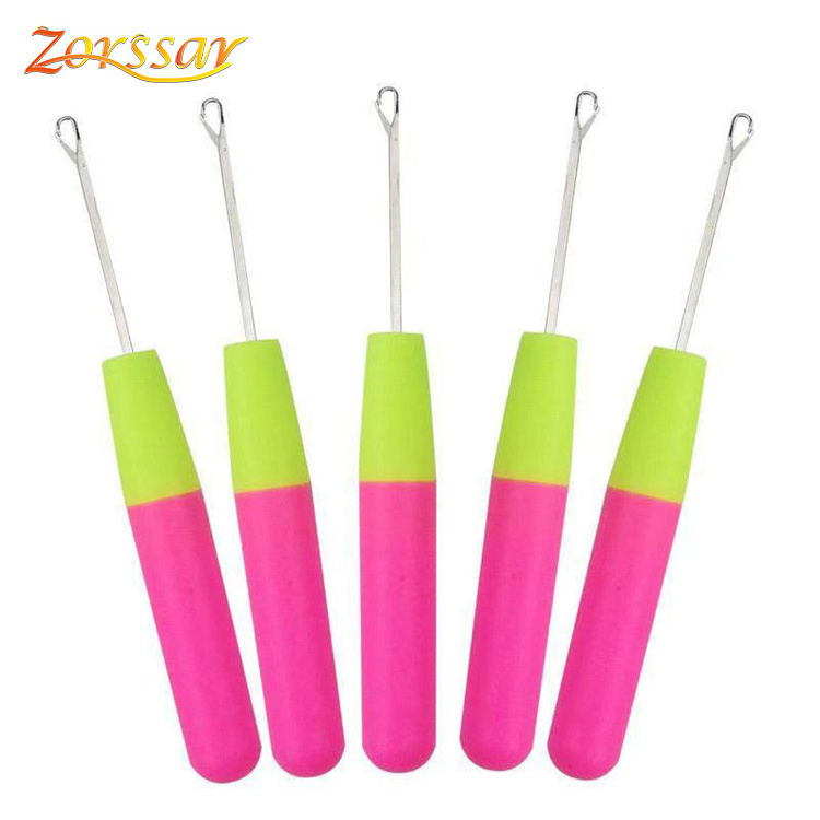 Hair extension Tool Crochet Hooks Weave Knitting Knit Braid Needle Craft Hair Lock Hair Braid Needle Sewing accessories