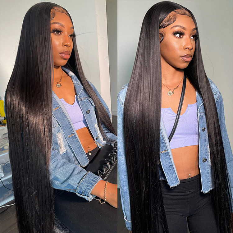 Cheap Raw Brazilian Human Hair Lace Front Wigs For Black Women Glueless Full Hd Lace Frontal Wigs Human Hair Bundles Hair Vendor