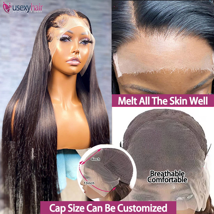 Cheap Raw Brazilian Human Hair Lace Front Wigs For Black Women Glueless Full Hd Lace Frontal Wigs Human Hair Bundles Hair Vendor