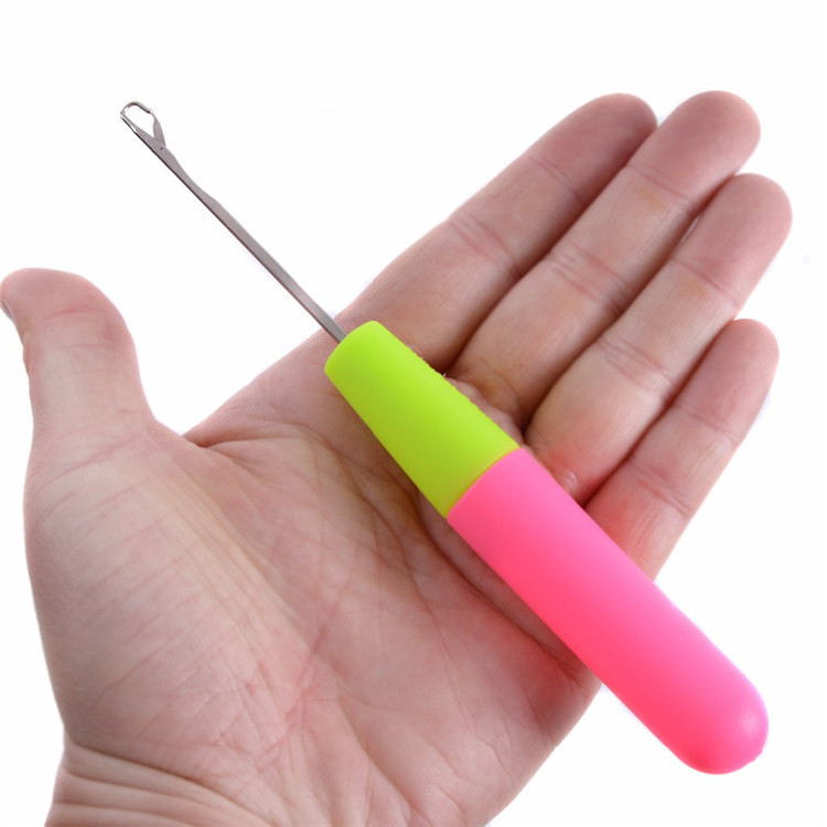 Hair extension Tool Crochet Hooks Weave Knitting Knit Braid Needle Craft Hair Lock Hair Braid Needle Sewing accessories