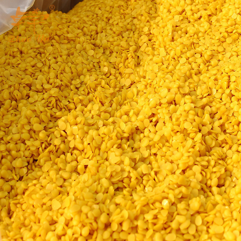 Yellow Bulk Beeswax Granule Wholesale From Filtered Beeswax with Free Sample China