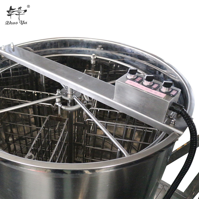 Factory Directly Supply Honey Beekeeping Used Honey Extractor 2/3/6/4/8/12/24 Frames Stainless Steel Electric Honey Extractor