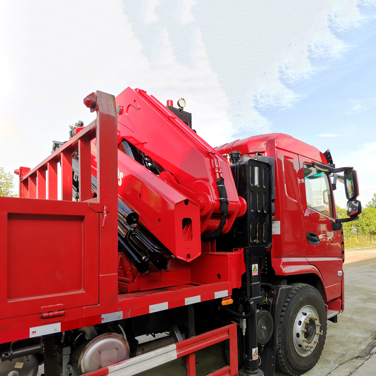 20 tons 23 ton folding arm Knuckle Boom Crane self loader truck crane small lift truck mounted crane