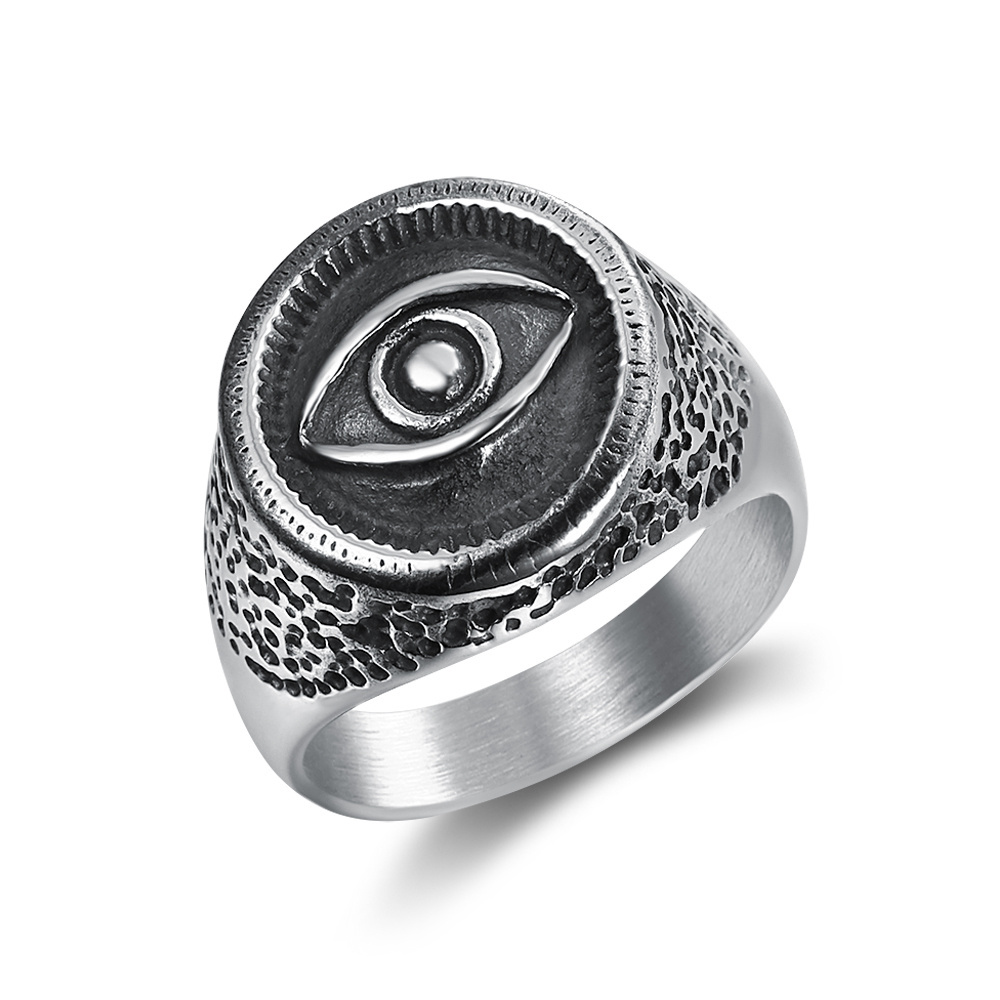 illuminati Eye Signet Ring illuminati Symbol Signet Ring Mens and Womans Rings