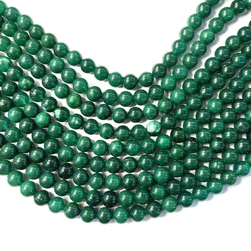 Lemon Optimized Glossy Beads Wholesale Bracelet Loose Beads Dyed Jade is available in 4 colors