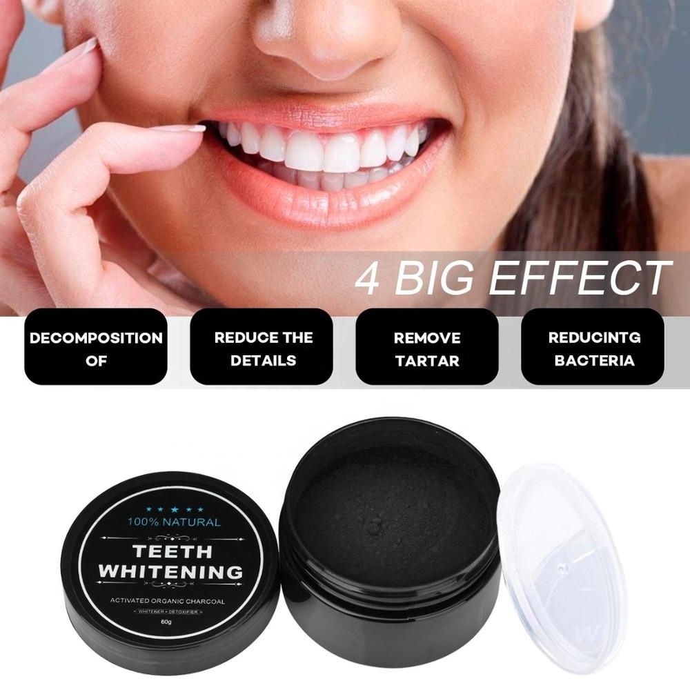 Natural Bamboo Charcoal Teeth Whitening Activated Carbon Tooth Whitening Powder