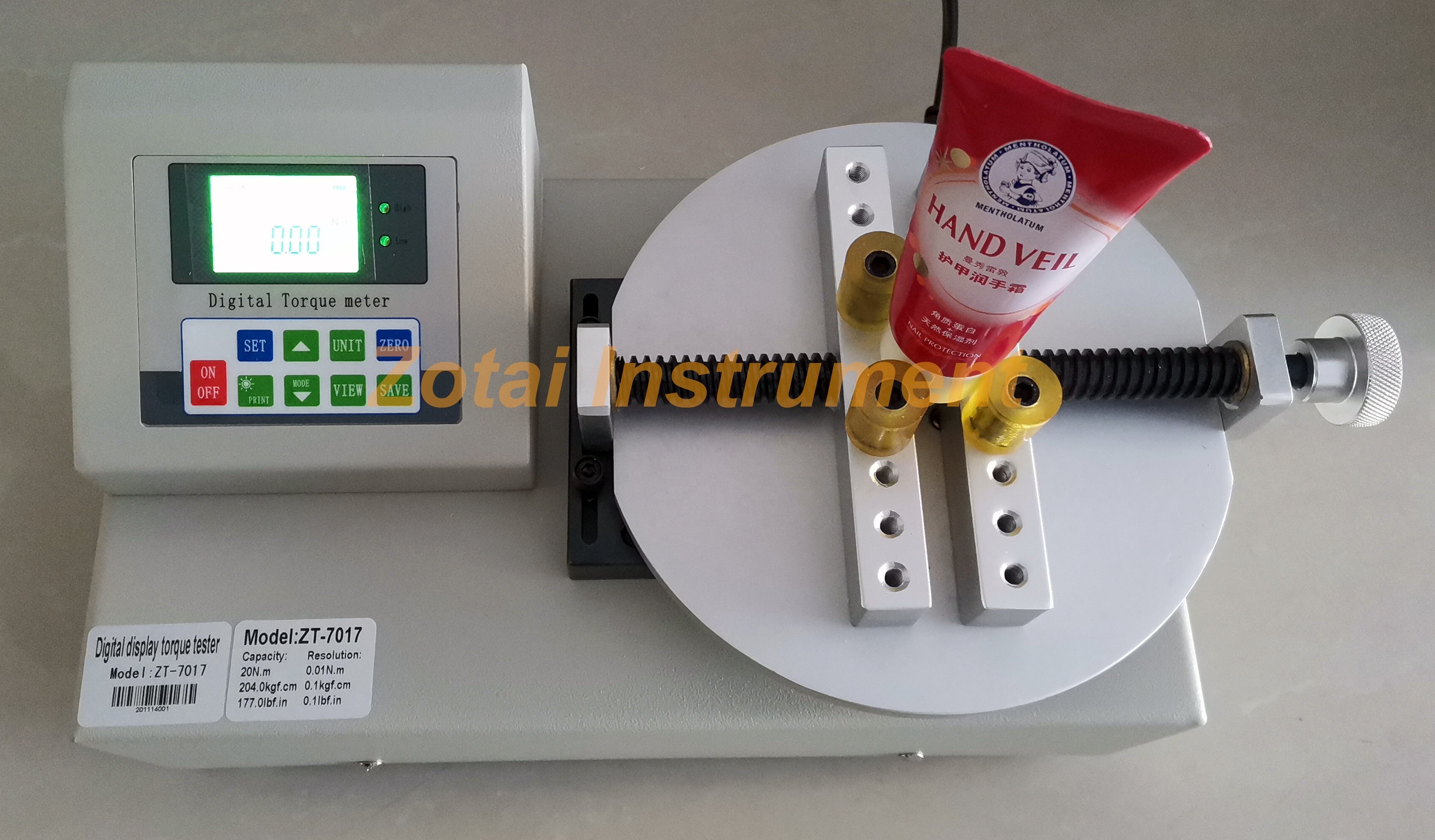 Electronic Bottle Cap Torque Test Equipment Supplier