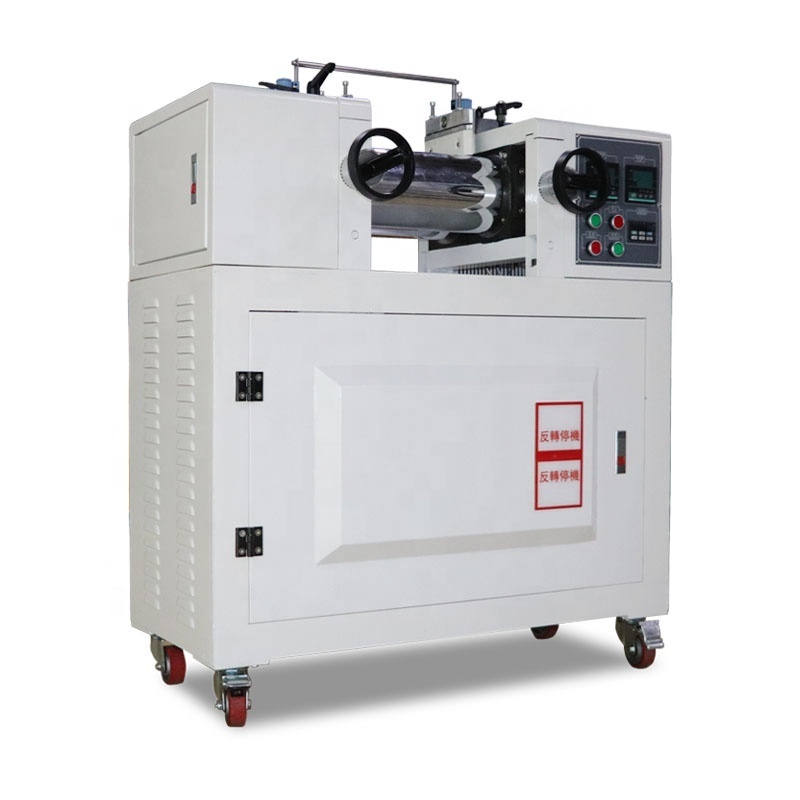 Lab 2 Roller PVC Film Rubber Calender Mill Machine