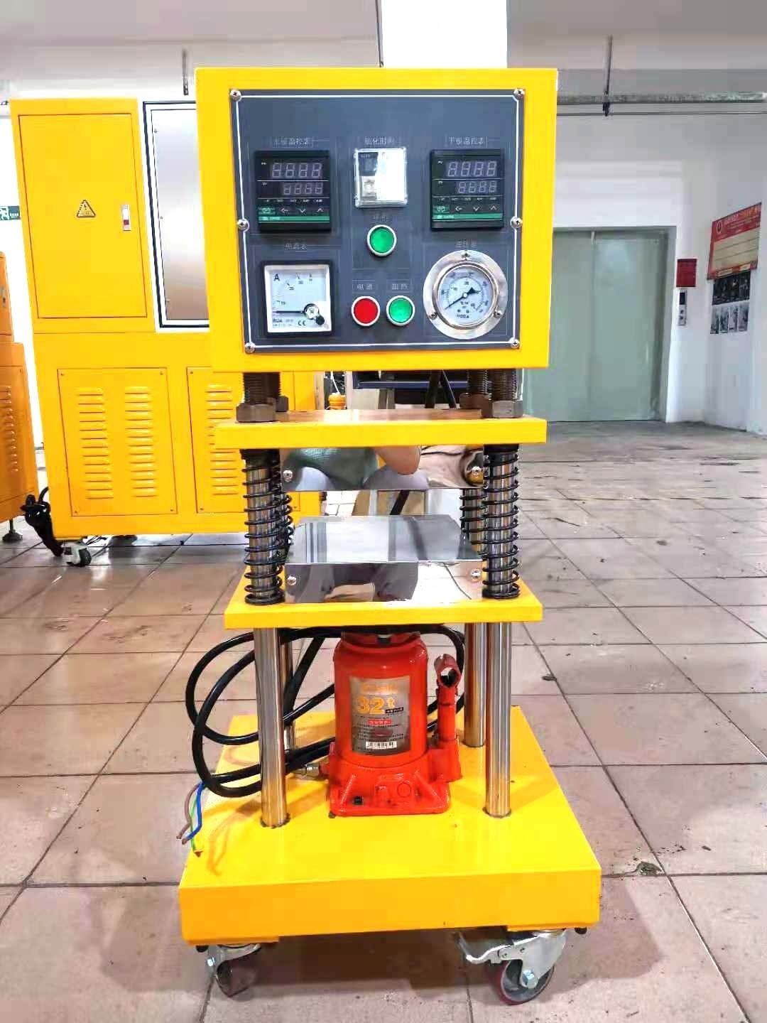 Manual Rubber Heat Flat Vulcanizing Machine Lab PVC Vulcanizer Equipment