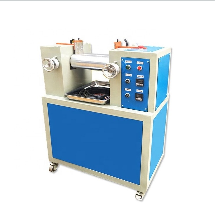 Lab Scale Two Roll Plastic and Rubber Mixing Mill