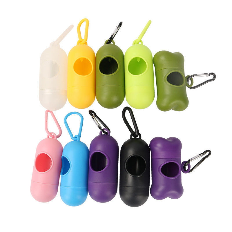 high quality custom logo pet dog poop bags Plastic dog poop bag holder dog waste bag dispenser