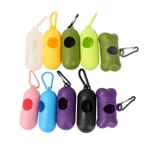 high quality custom logo pet dog poop bags Plastic dog poop bag holder dog waste bag dispenser