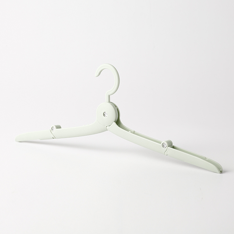 Wholesale price expandable foldable coat hanger rack plastic laundry hanger foldable for travel