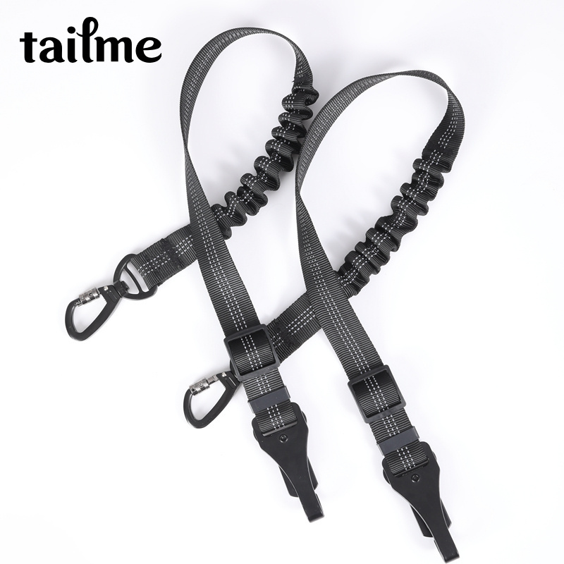 2024 new design dog leash harness custom logo restraints safety adjustable pet dog leash with car seat belt