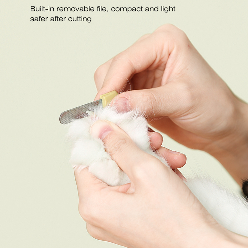 Wholesale 3-In-1 Led Blood Line Light Dogs Nail Clipper For Pets Nail Grinder With Led Light Grinder Cat nail clippers